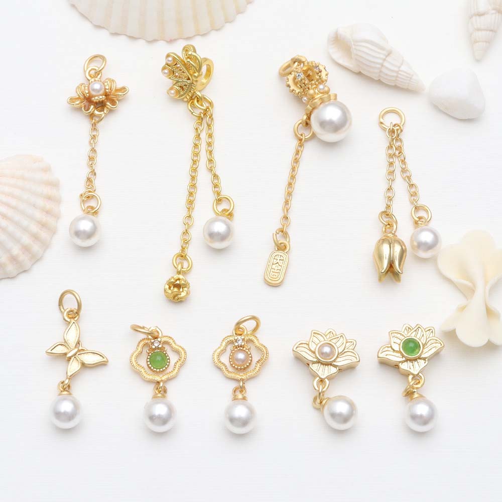 Fiasrel DIY Pearl pendant Drop Pendant