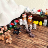 Fiasrel Cute animal hand-painted ceramic beads