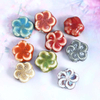 Fiasrel diy flat flake ceramic beads