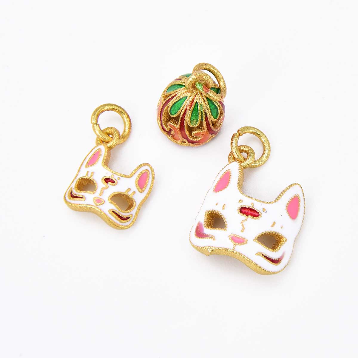 Fiasrel Little fox mask Drop Pendant