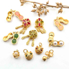 Fiasrel Peanut agate beads Drop Pendant