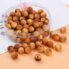 Fiasrel Natural wood bead round bead diy jewelry