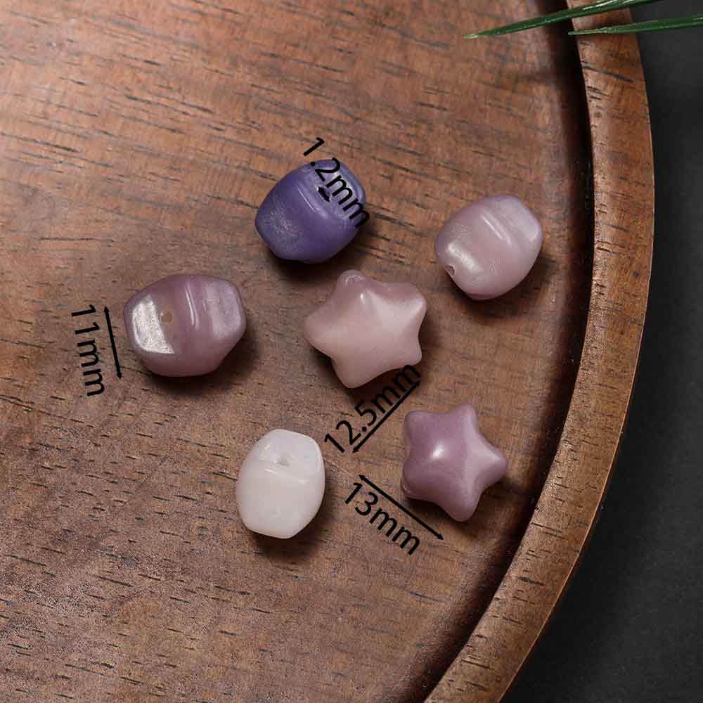 Fiasrel diy handmade star beads jewelry