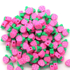 Fiasrel 1000pcs Fruit strawberry soft clay beads