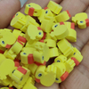Fiasrel 380g Little yellow duck cross soft clay beads