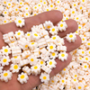 Fiasrel 30pcs Small Daisy soft clay beads