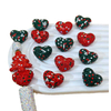 Fiasrel 20pcs Christmas is filled with hearts DIY Shamballa Beads