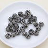 Fiasrel 20pcs Water-diamond soft clay balls DIY Shamballa Beads