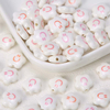 Fiasrel Cute cloud rainbow ceramic beads