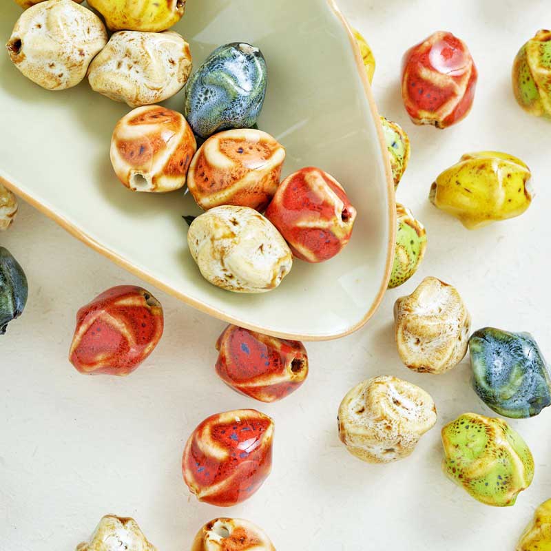 Fiasrel Bohemian-style ceramic beads