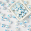 Fiasrel Shiny heart-shaped ceramic beads
