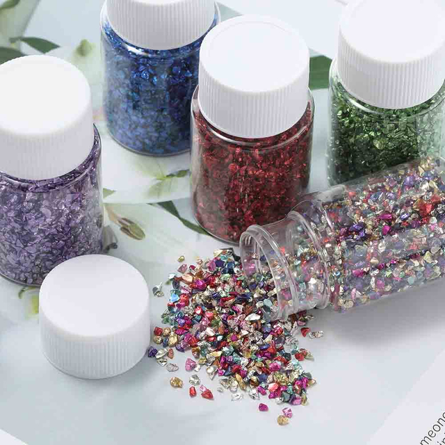 Fiasrel Vintage Handmade 3mm Silver-Lined Glass Seed Beads, 30g/Bottle