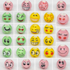 Fiasrel 14mm Cute smiling face emoji beads