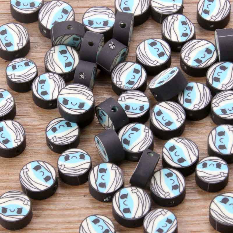 Fiasrel 20pcs Character series soft clay beads