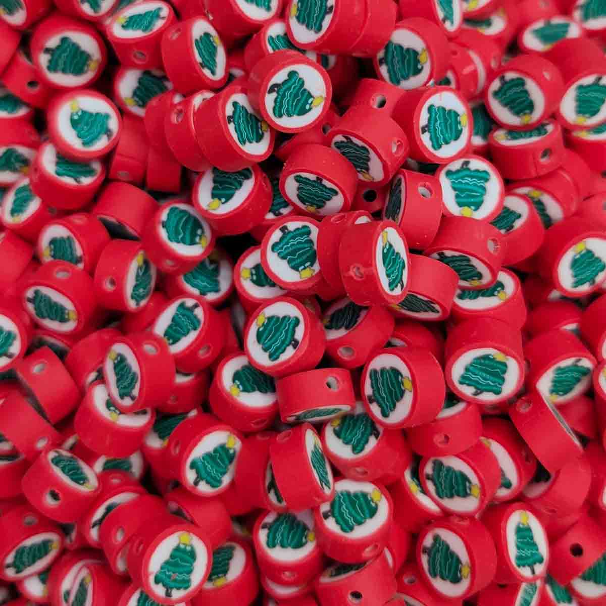 Fiasrel 1000pcs Christmas series soft clay beads