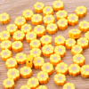 Fiasrel 20pcs Flower heart, peach heart, soft pottery pearl