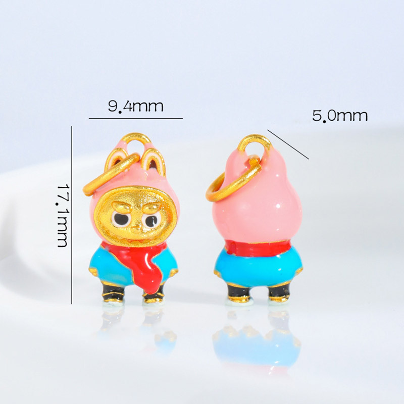 Fiasrel DIY Cartoon Labub pendant