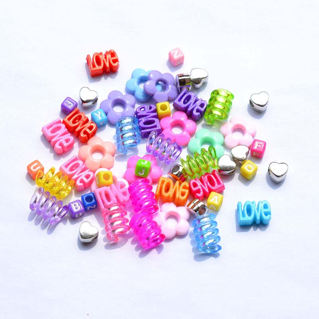 Fiasrel 50pcs Smiley face spring buckle decoration