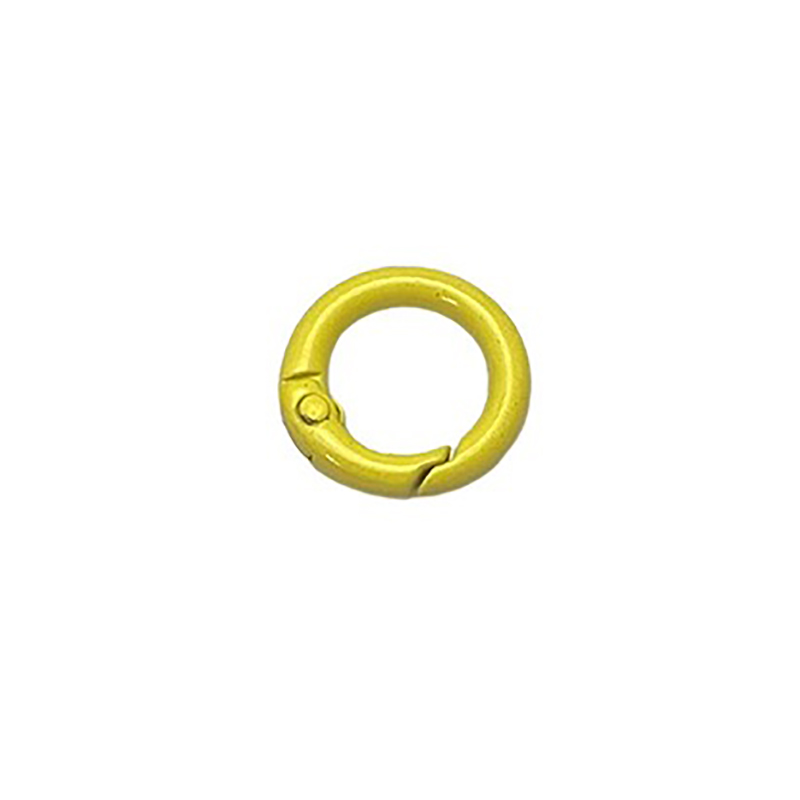 Fiasrel 24mm 40pcs Colorful lacquered keychain ring