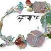Fiasrel Handmade net pocket natural crystal bracelet