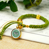 Fiasrel Tibetan-style prayer wheel bracelet