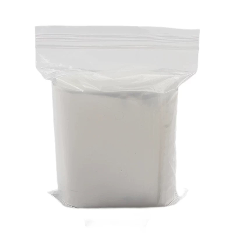 Fiasrel 100pcs Thickened pe transparent self-sealing bag