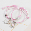 Fiasrel 2pcs Butterfly small flower five-pointed star bracelet