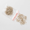 Fiasrel 100pcs Colored open ring accessories