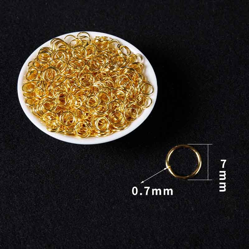 Fiasrel 7mm Circular ring closed mouth ring accessory