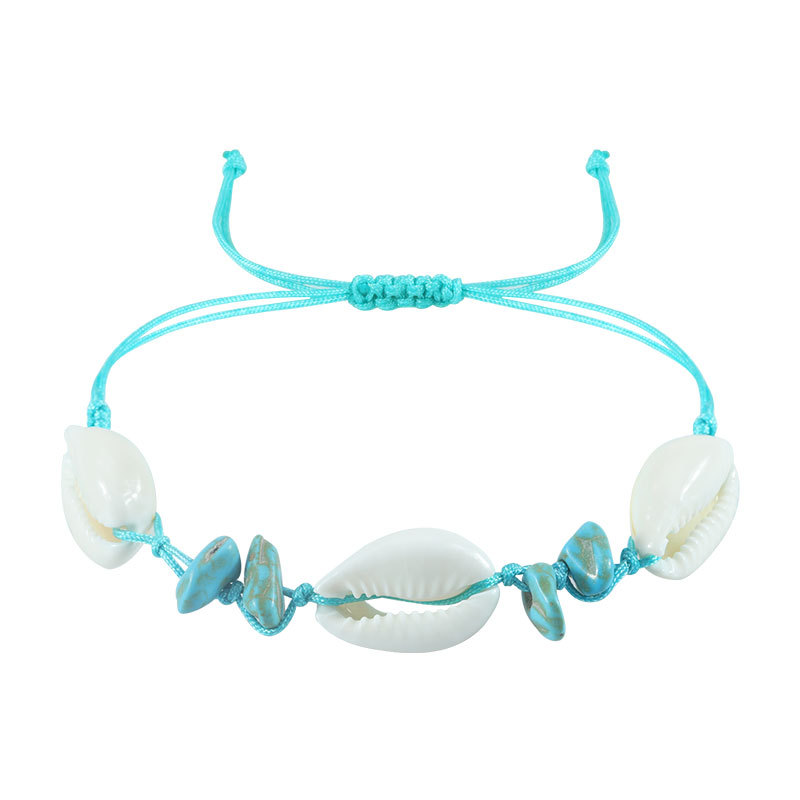 Fiasrel 2pcs Beach and seaside shell bracelet