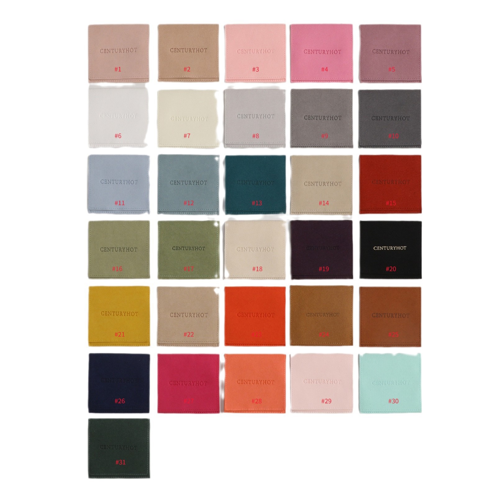 Fiasrel 8*8cm 10pcs Super-fiber snap jewelry bag