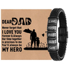 Fiasrel Custom Jewelry Personalized Mens Braided Leather Bracelet Adjustable Custom Beads with Family Names