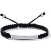 Fiasrel Fashion Jewelry Bracelets Engraving Bracelet Hand Woven Stainless Steel Keepsake Bangle Bracelet with Always with me