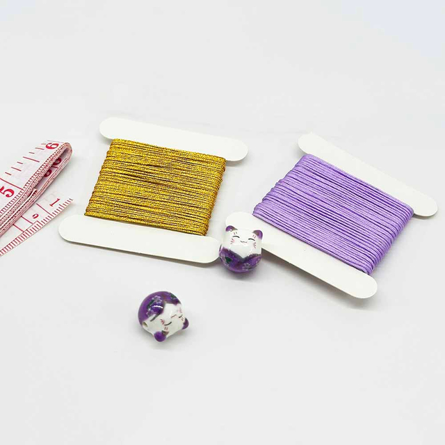 Wholesale Lovely Colorful Lucky Cat Bracelet Thread Kit