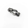 Fiasrel Punk Style New Simple Retro Stainless Steel Horseshoe Buckle 6 * 12mm