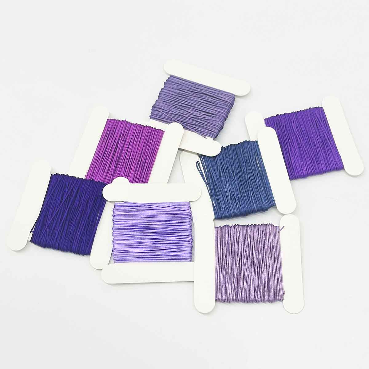 Fiasrel 10yards/lot 0.6mm Colorful Braided Nylon DIY Material for Jewelry Making
