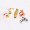 Fiasrel 5pcs Pearl Necklace Clasp Micro-set Clasp Ladder Square Clasp DIY Necklace Bracelet Clasp 22 * 7mm