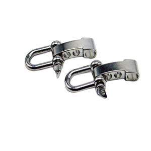 Fiasrel U Anchor Shackle Screw Pin Paracord Bracelet Buckle Outdoor Survival Rope Accessories Paracord Bracelet Parts