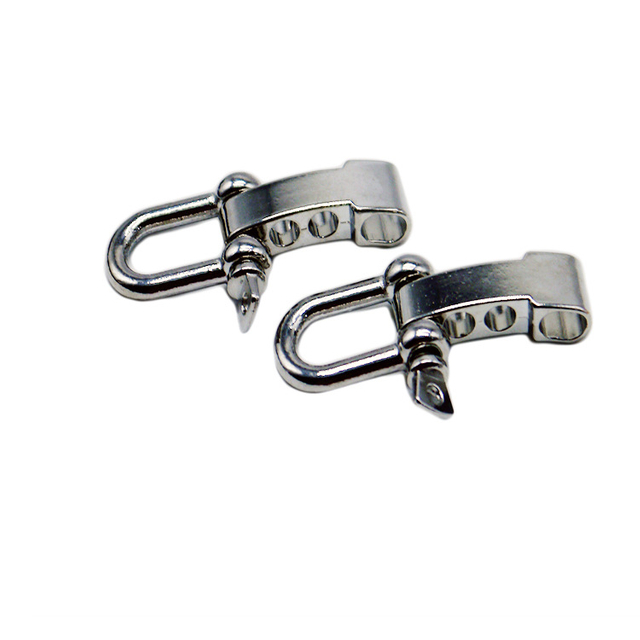 Fiasrel U Anchor Shackle Screw Pin Paracord Bracelet Buckle Outdoor Survival Rope Accessories Paracord Bracelet Parts