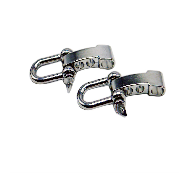 Fiasrel U Anchor Shackle Screw Pin Paracord Bracelet Buckle Outdoor Survival Rope Accessories Paracord Bracelet Parts