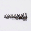 Fiasrel 20pcs Stainless Steel Snake Head Bracelet Necklace Rope Leather Rope Chain Buckle Stopper DIY Jewelry Buckle End Cord End Cap