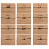 Fiasrel 8mm Crystal Stone Beads Bracelet Birthday Gift Fashion Combined Opal Amethyst Horoscope 12 Zodiac Bracelets