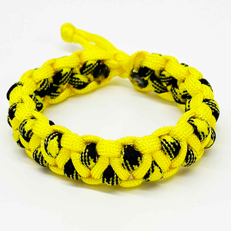 Fiasrel Multifunctional Outdoor Emergency Survival Paracord Bracelet Adjustable Length Paracord Bracelet