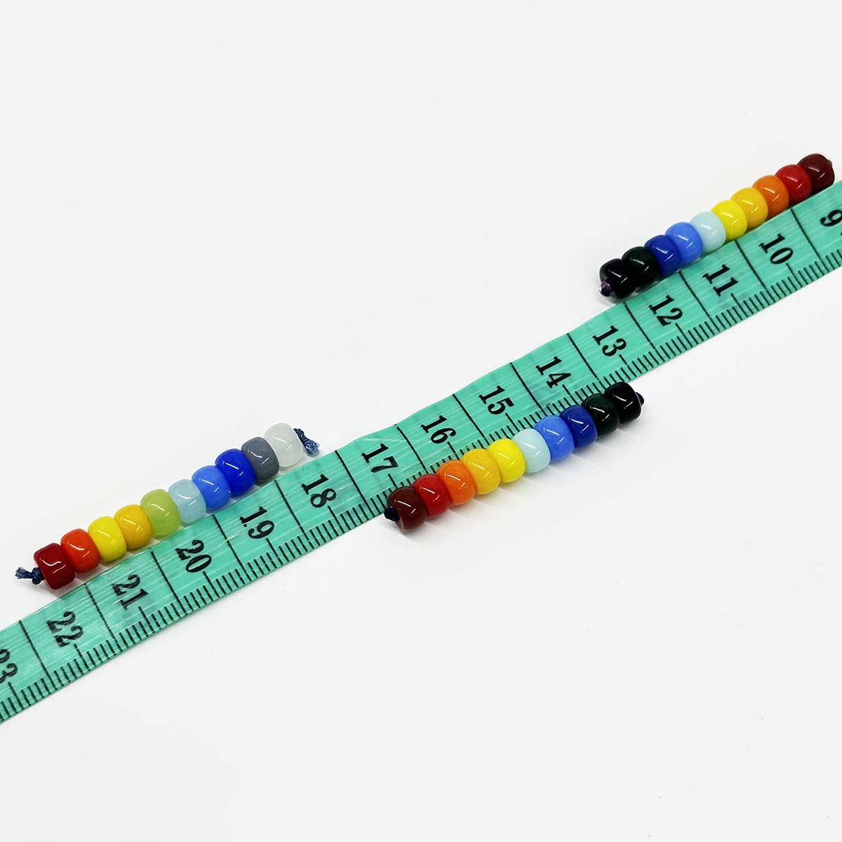 Fiasrel 10pcs/bundle Gradient Rainbow Beads