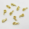 Fiasrel 10pcs Lobster Spring Clasp for Bracelet Necklace Jewelry Making 