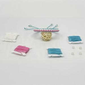 Multicolor Cross Handmade Thread Rope for Bracelet Making