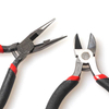 Fiasrel Professional Black Handle Anti-Slip Jewelry Pliers Multi-Type Splicing Fixing Tools Pliers