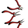 Fiasrel Jewelry Pliers Tools Long Needle Round Flat Bent Cutting Plier Scissors Kit for DIY Jewelry Craft Making