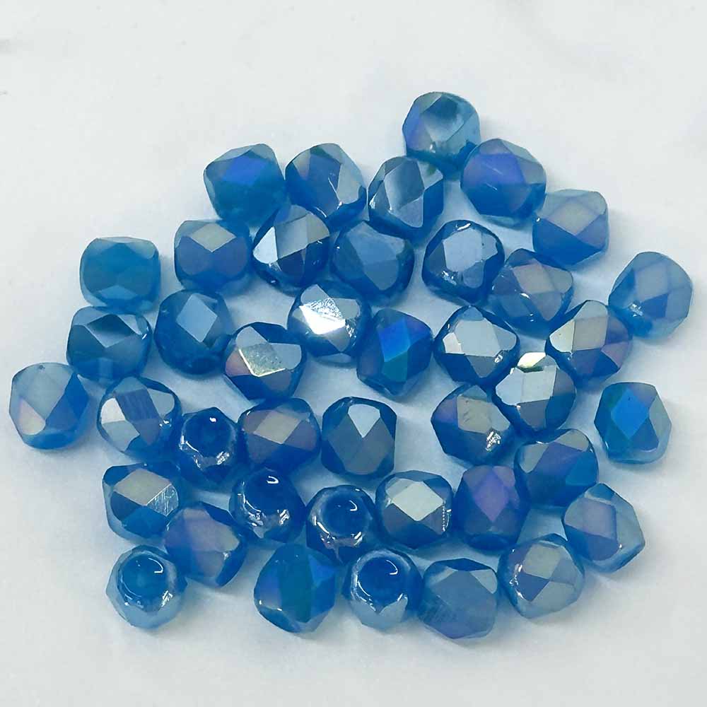 Fiasrel 20pcs DIY Handmade Beaded Accessories Glass Plated Color Loose Beads for Bracelet Necklace Jewelry Making