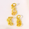 Fiasrel 10pcs Sargent Fishtail Buckle Head Dragon Phoenix Buckle Accessories DIY Bracelet Necklace Pendant Connection